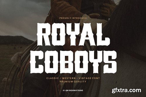 Royal Coboys - Western Font 4BZBPNL