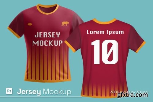 Football Kit Mockup Collections 15xPSD