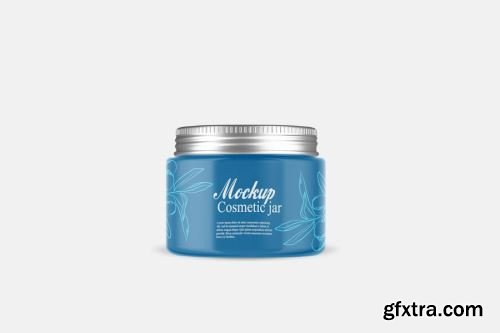 Glass Cosmetic Jar Mockup Collections 15xPSD