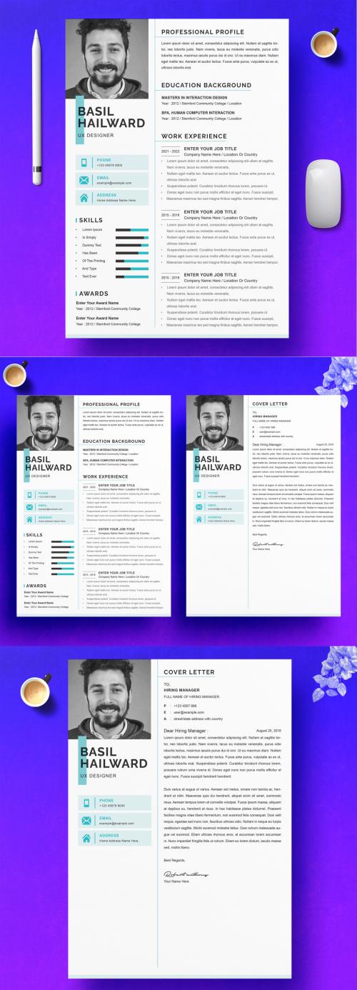 Professional UX Designer Resume Layout - 458575730