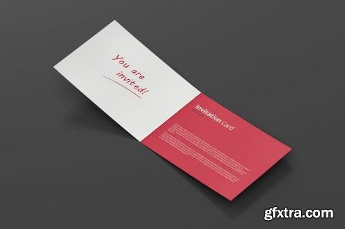 Invitation Card Mockup Collections 12xPSD