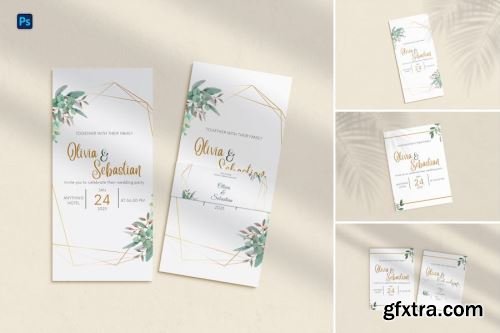 Invitation Card Mockup Collections 12xPSD