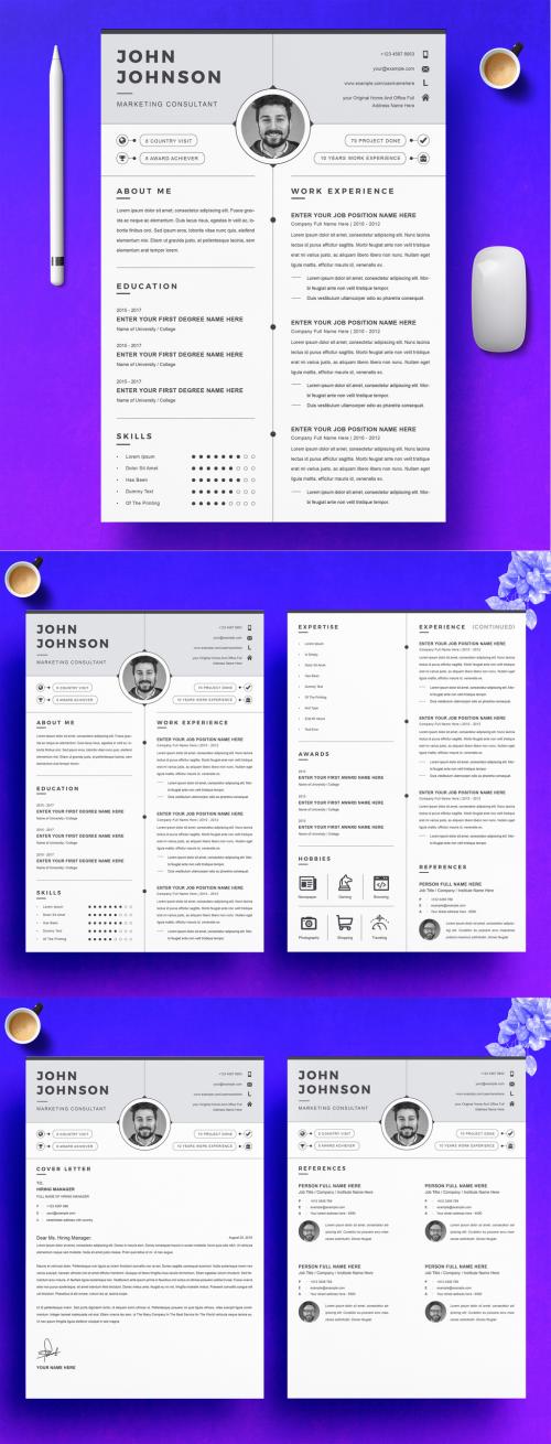 Creative Resume Layout Layouts - 458575788