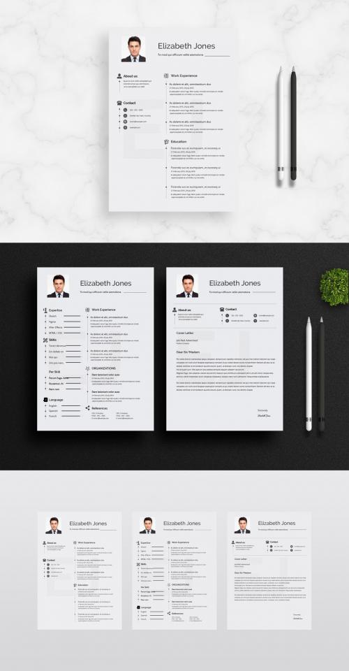 Simple Resume Layout - 458581477