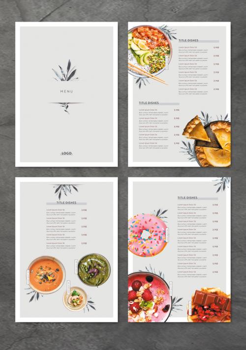 Grey Leaves Menu - 459755426