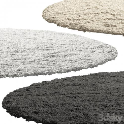 nuLoom Shaggy Area Round Rug (4 colors)