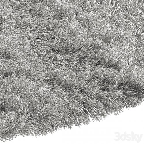 nuLoom Shaggy Area Round Rug (4 colors)