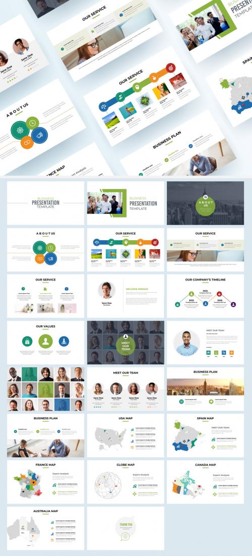 Business Presentation Template - 460395528