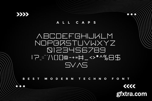 Astromo - Modern Techno Font RMFA7ET