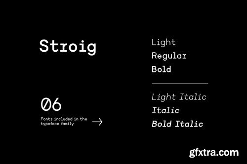 Stroig - Hybrid Urbanist Font Family 6W82S9K