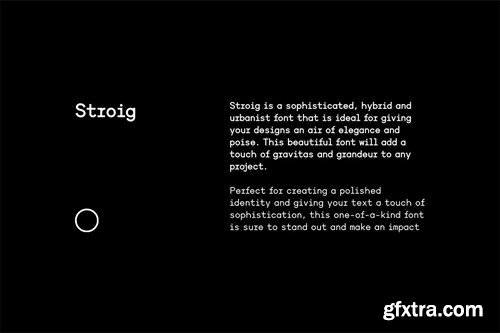 Stroig - Hybrid Urbanist Font Family 6W82S9K