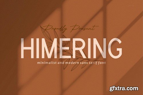 Himering - Minimalist & Modern Sans Serif W3MF4FL