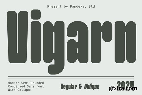 Vigarn - Modern Condensed Sans TM8THQA