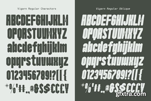 Vigarn - Modern Condensed Sans TM8THQA