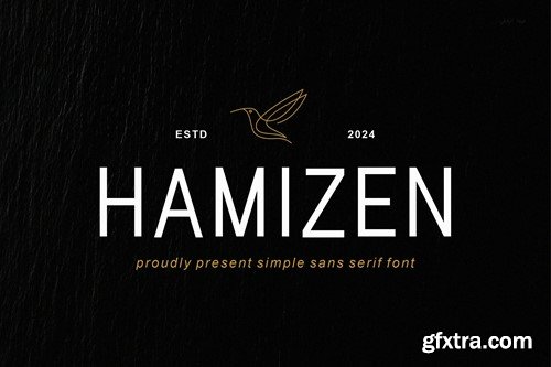 Hamizen - Simple & Modern Sans Serif YB2ZDM8