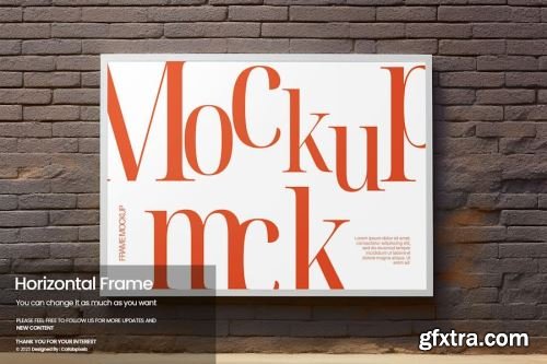 Modern Interior Poster Frame Mockup Collections 12xPSD