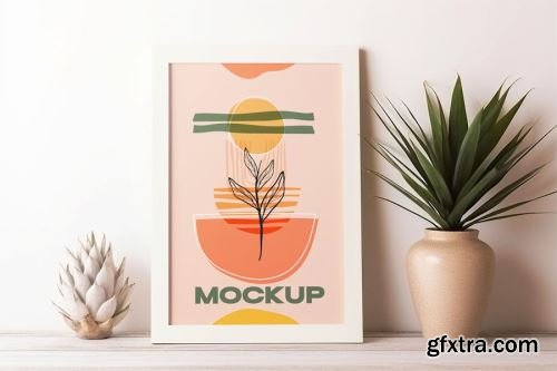 Modern Interior Poster Frame Mockup Collections 12xPSD