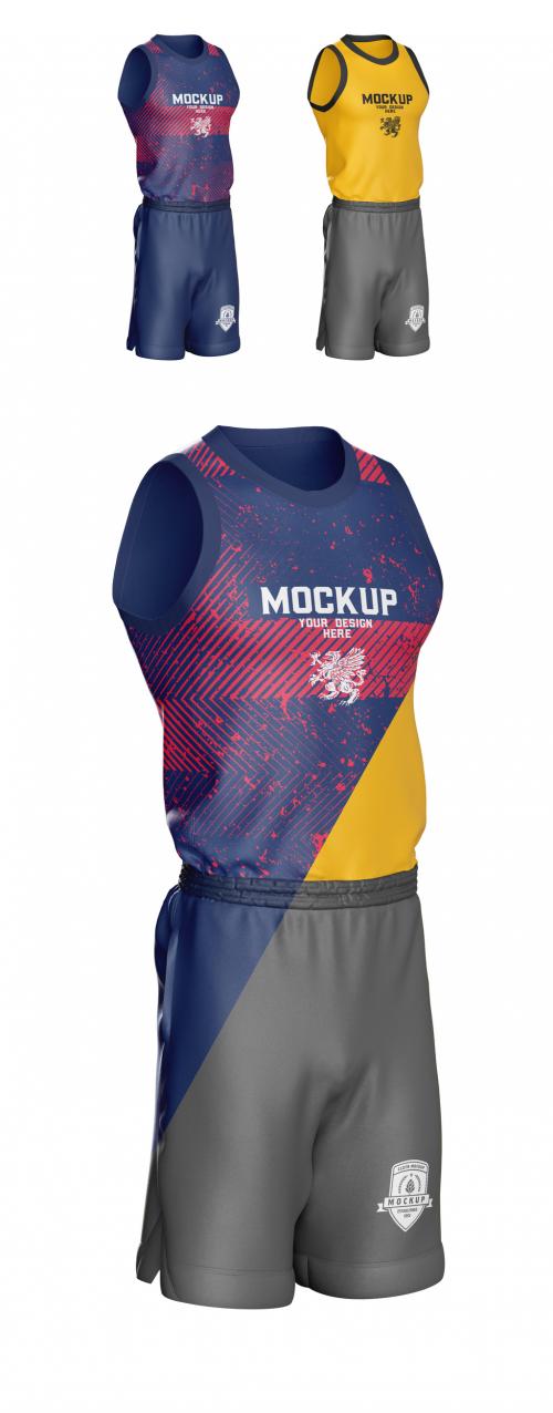 Basketball Kit Mockup - 460400884