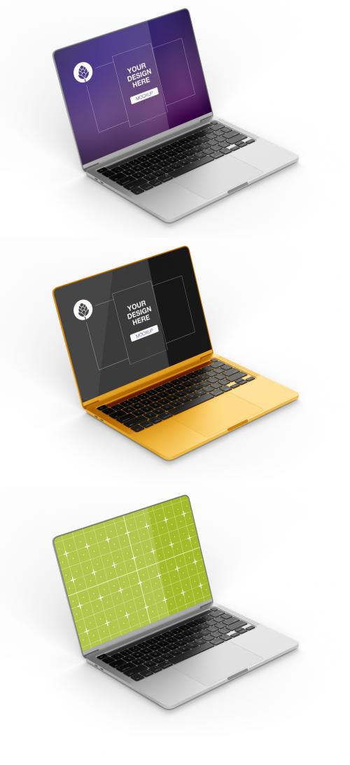 Laptop Computer Mockup - 460400889