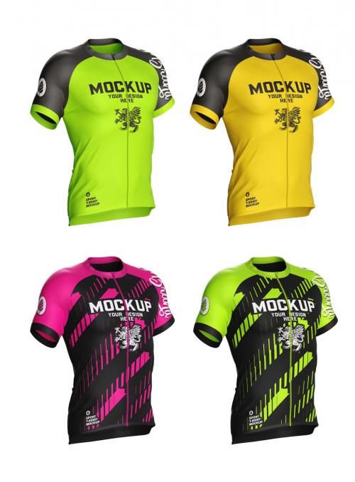 Cycling Jersey Mockup - 460400954