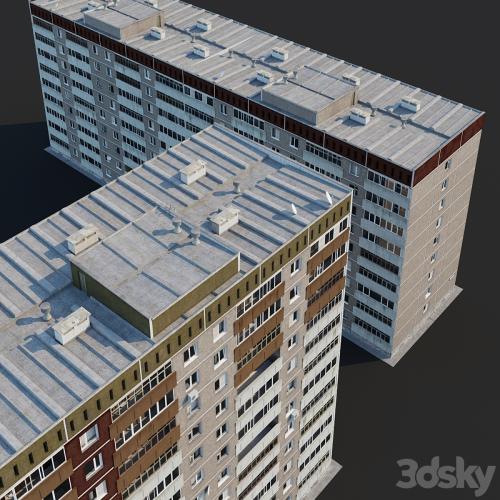 Multi-storey residential building (12 floors and 9 floors)