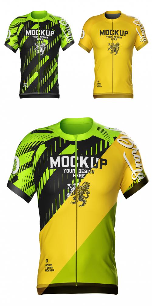 Cycling Jersey Mockup - 460400981