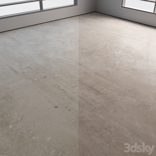 Self-leveling concrete floor No. 22