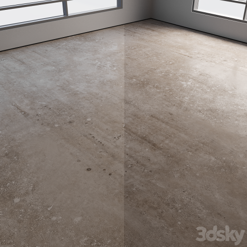 Self-leveling concrete floor No. 22