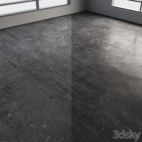 Self-leveling concrete floor No. 22