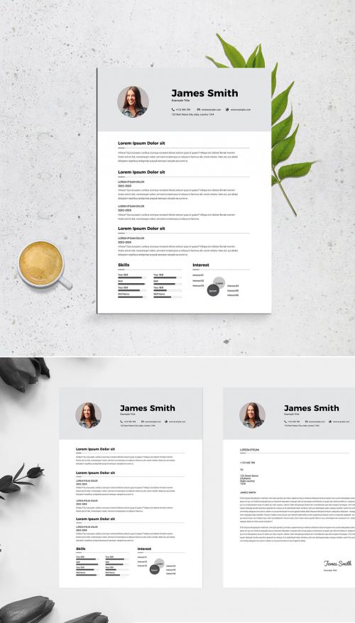 Creative Resume Layout - 460401023