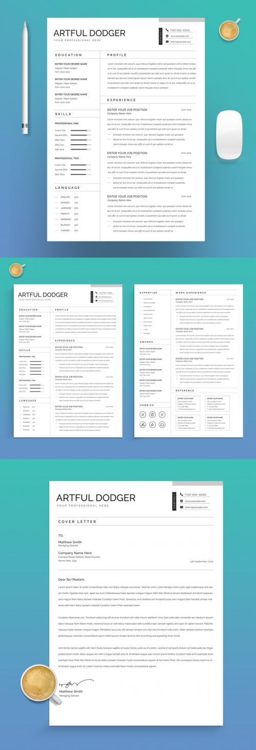 Creative Resume Layout Layout - 460401024