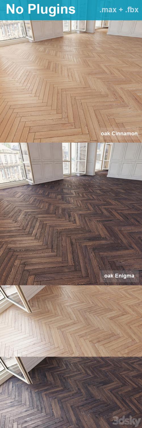 Herringbone parquet 32 ​​(2 species, without the use of plug-ins)