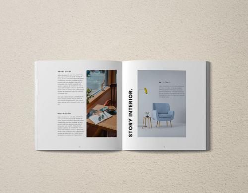 Square Interior Design Brochure Catalog