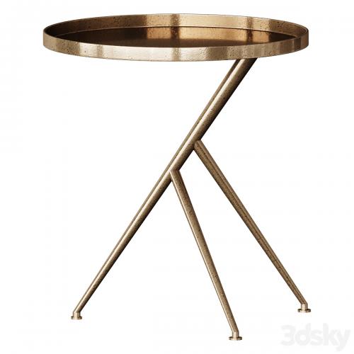 Cecilia Rough Brass Accent Table Coffee Table Coffee Table