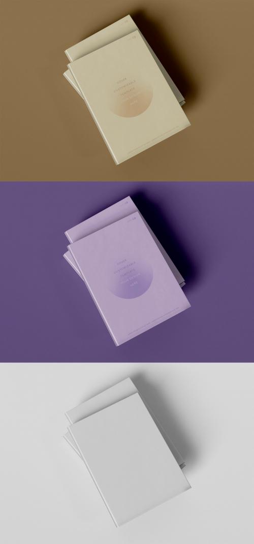 Three Stacked Books Mockup - 460401072