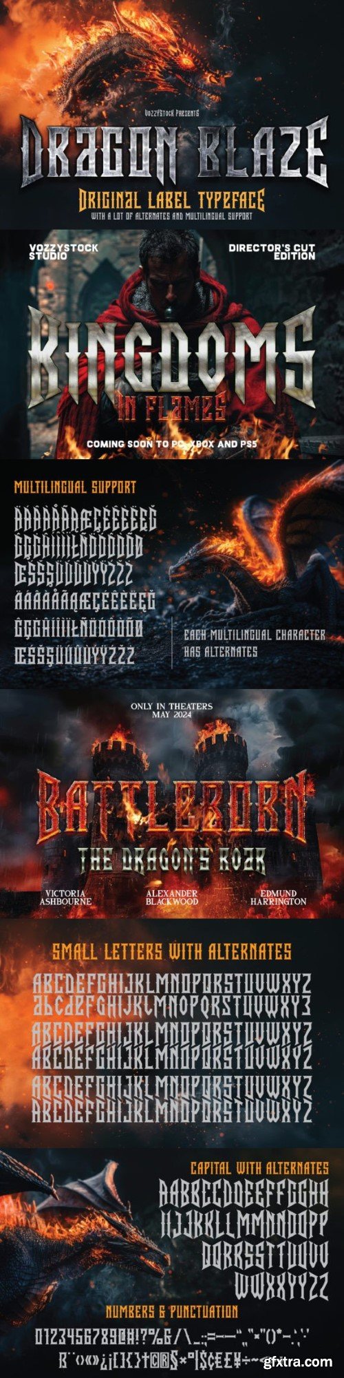 Dragon Blaze Font