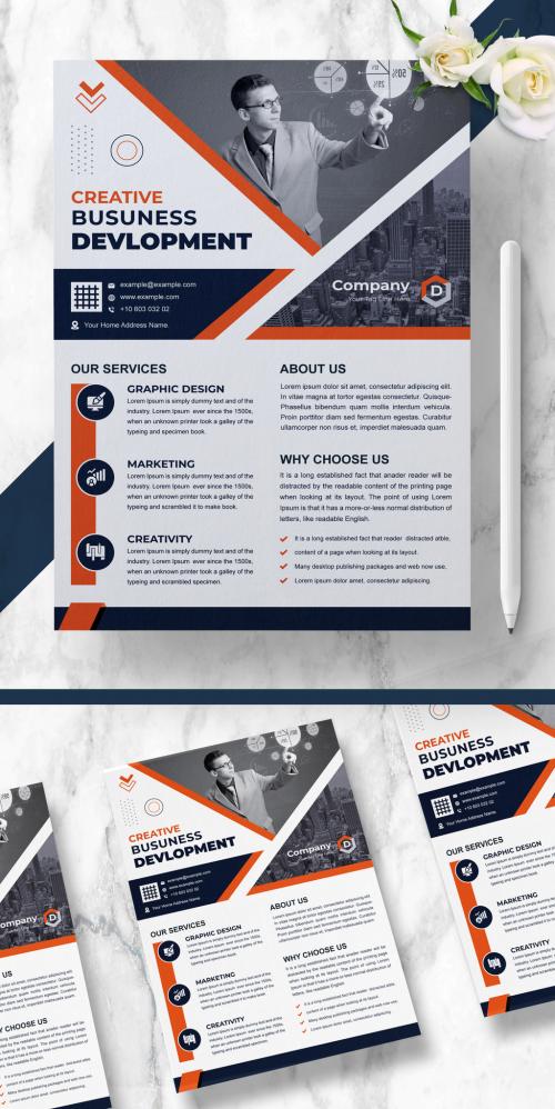 New Corporate Flyer Layout - 460401143