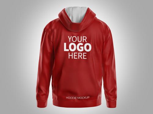 Hoodie Mockup - Back View - 460401148