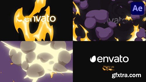 Videohive Cartoon Explosion Logo Opener for After Effects 50725950