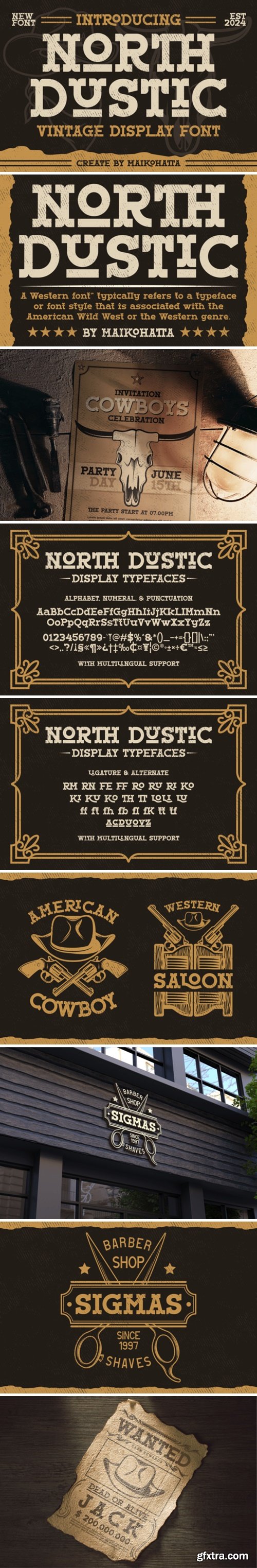 North Dustic Font