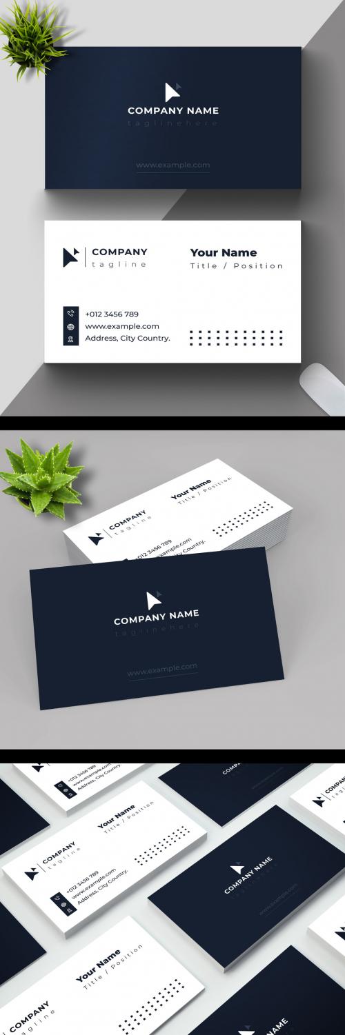 Simple Business Card Layout - 460401160