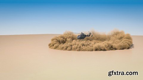 Learn to make Helicopter Dust in Houdini from Scratch