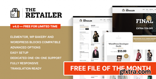 Themeforest - The Retailer - FREE Premium WooCommerce Theme (Limited Time) 4287447 v4.0 - Nulled