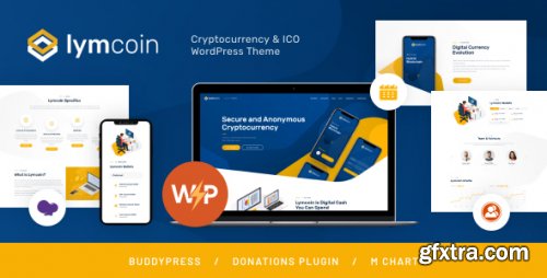 Themeforest - Lymcoin | Cryptocurrency &amp; ICO WordPress Theme 21990843 v1.3.8 - Nulled