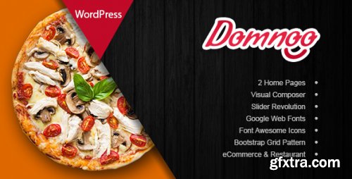 Themeforest - Domnoo - Pizza &amp; Restaurant WordPress Theme 20450815 v1.37 - Nulled