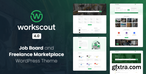 Themeforest - WorkScout - Job Board &amp; Freelance Marketplace WordPress Theme 13591801 v4.0.5 - Nulled