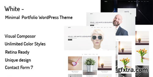 Themeforest - White – Minimal Portfolio WordPress Theme 20051512 v5.0 - Nulled