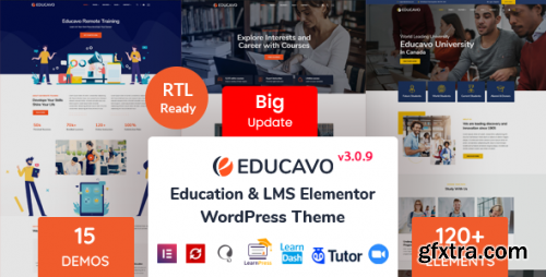 Themeforest - Educavo - Education WordPress Theme 28715006 v3.0.9 - Nulled