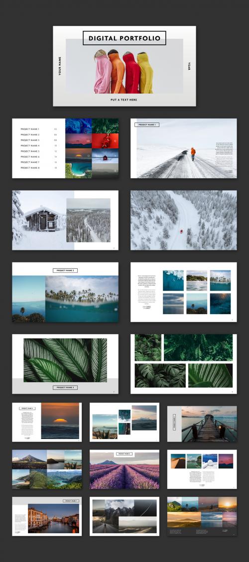 Digital Portfolio Layout - 461120589