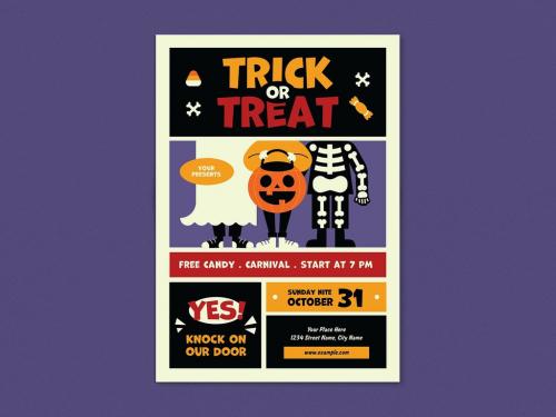 Trick or Treat Flyer - 461120717